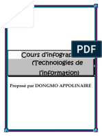 Cours D'infographie PTI