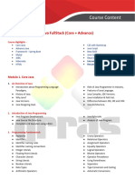 Java FullStack (Core + Advance)