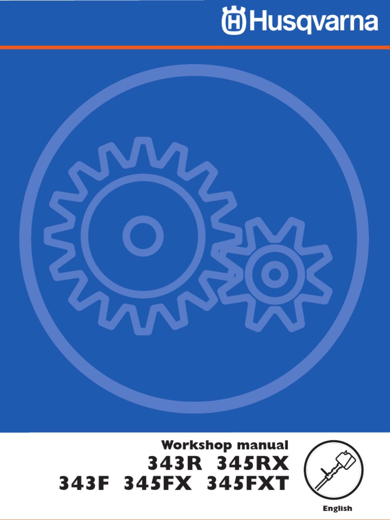 Husqvarna 343 345 Brushcutter & Clearing Saw Workshop Manual | Carburetor |  Clutch