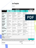 Go No Go Decision Matrix