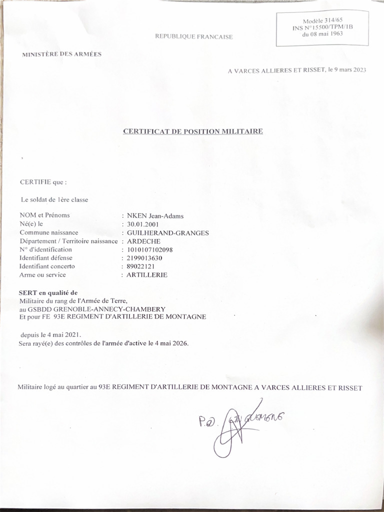 Justificatif de Domicile | PDF