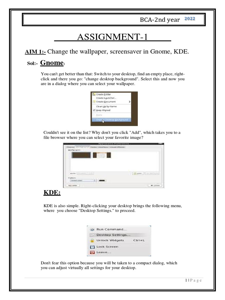 Linux Installation and Desktop Customization Guide | PDF | Installation ...
