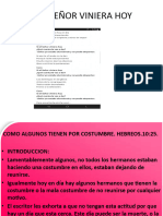 Tema: COMO Algunos Tienen Por Costumbre