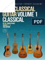 Easy Classical Guitar Volume 1 - Classical TAB Edition