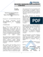 16.58 Reglamento de Disolucion Liquidacion Reactivacion de Companias