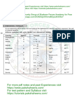 Physics Units and Dimensions