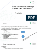 1-2a - Historie, Současnost A Komplexnost Toxikologie-MOODLE