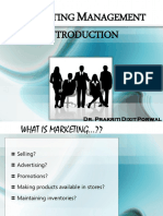 Marketing Management Introduction