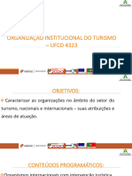 Organização e Funcionamento Do Setor Do Turismo PDF