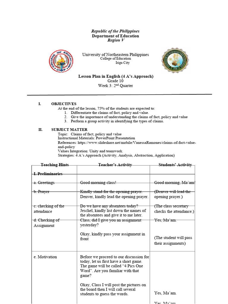 4as activity analysis abstraction application lesson plan compress