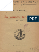 Un Asunto Tenebroso - Tomo I (1921)