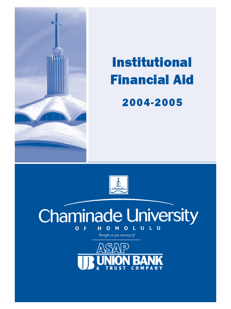 Chaminade U WebBook Revised 0305 | PDF | Student Financial Aid In The