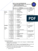 Jadwal Uji Komprehensif K1 Angkatan 3 Tahun 2023