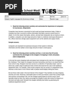 Non Fiction Summary Worksheet