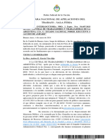 Fallo sobre denuncia de la CTA contra el DNU 70