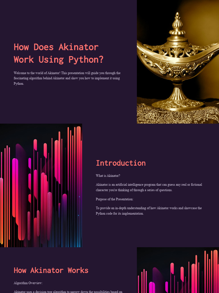 How does akinator work using python pdf data cybernetics