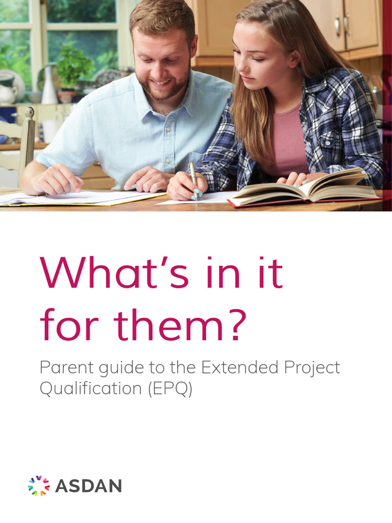 EPQ Parent Guide: Skills for Success | PDF