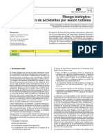 812 Riesgo Biológico Prevención Accidentes Por Lesión Cutánea