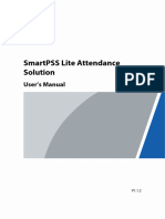 SmartPSSLite - Attendence Manual - Eng