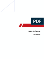 SADP User Manual - ZX