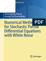 Numerical Methods For Stochastic Partial Differential Equations With White Noise (Karniadakis, George Zhang, Zhongqiang)