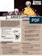 Greed's Gamble Reglamento-Reto de TBOI FOUR SOULS