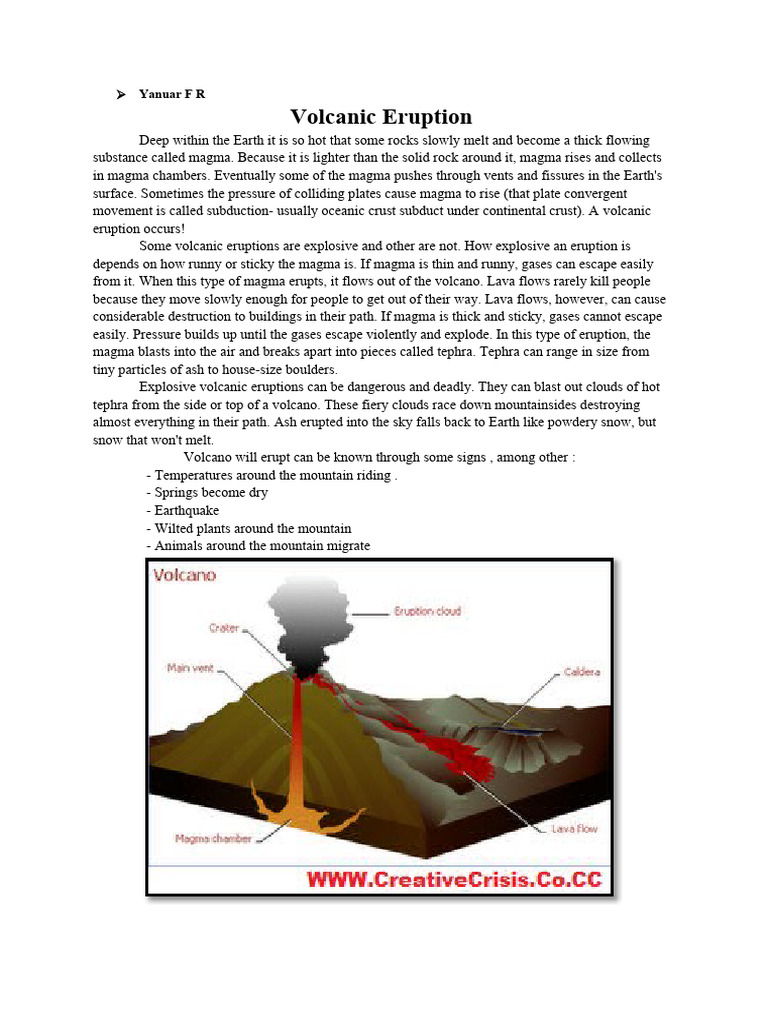 Volcanic Eruption in Inggris | PDF