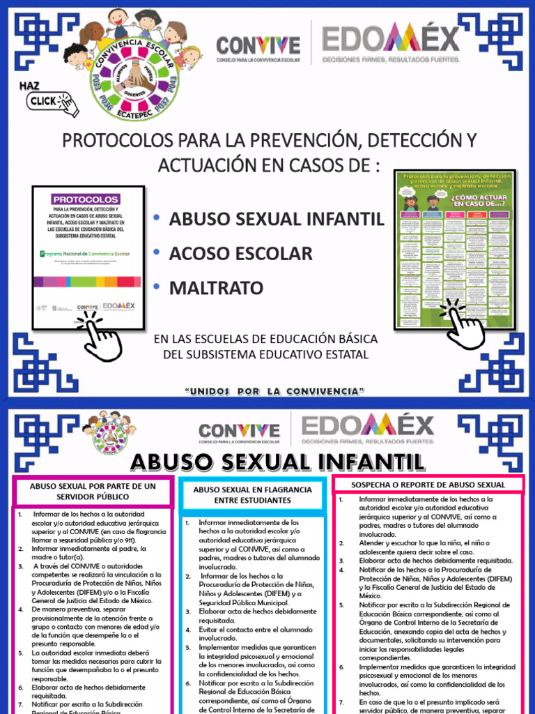 Protocolos de Prevención y Actuación Escolar | PDF | Abuso infantil ...
