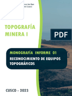 Monografía - Informe 01 - Reconocimiento de Equipos Topográficos