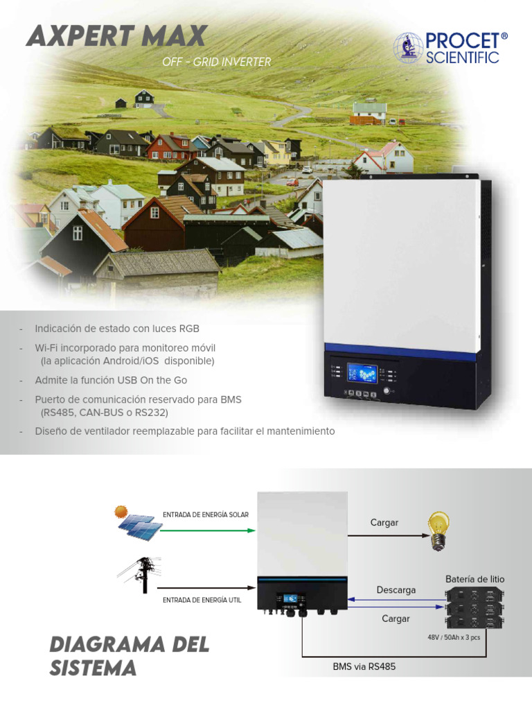 AXPERT MAX I 6.5Kw (LV) | PDF