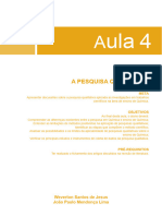 12225430072012pesquisa em Ensino de QuÃ Mica Aula 4