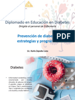 Diplomado en Educación en Diabetes - Prevención de Diabetes Estrategias y Programas