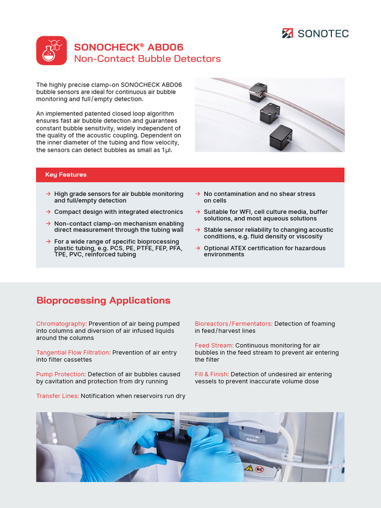 FL Sonocheck Abd06 Biotech en Sonotec | PDF | Pipe (Fluid Conveyance ...