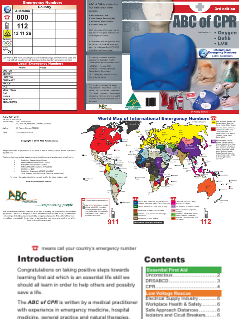 ABC of CPR | PDF | First Aid | Public Safety