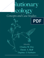 Evolutionary Ecology