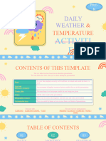 Daily Weather & Temperature Activities for Pre-K by Slidesgo