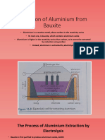 Extraction of Aluminiun