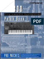 JD-800 Patch Book 1