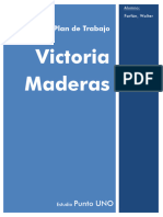 Plan de Trabajo VICTORIA MADERAS