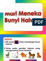 Mari Meneka Bunyi Haiwan