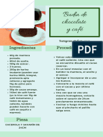 Budín de Chocolate y Café