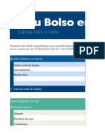 Rendas/Quanto Vai Entrar: Salário Total Da Família Aposentadoria Renda Extra