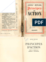 Hitler Adolf - Principes D'action