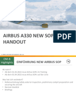 AIRBUS A330 NEW SOP - New Briefing Handout - From - 01 - 04 - 2022