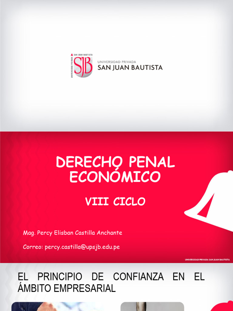 EL PRINCIPIO DE CONFIANZA EN EL AMBITO EMPRESARIAL PDF Business 