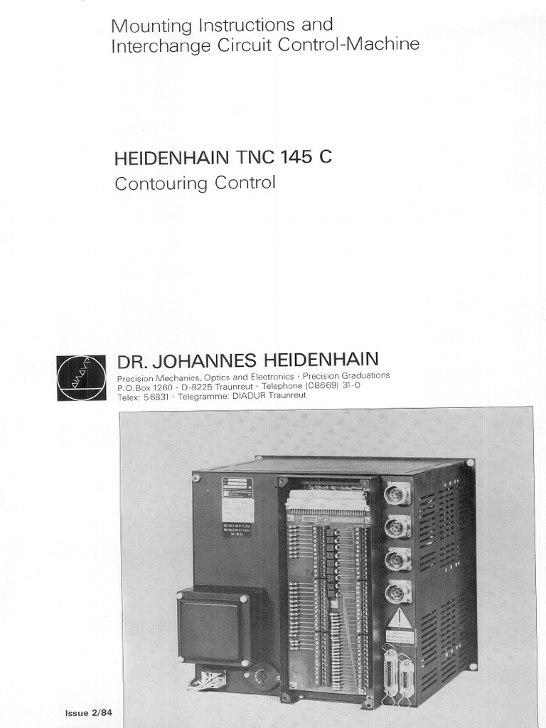 TNC 145 Control System Overview | PDF | Technology & Engineering