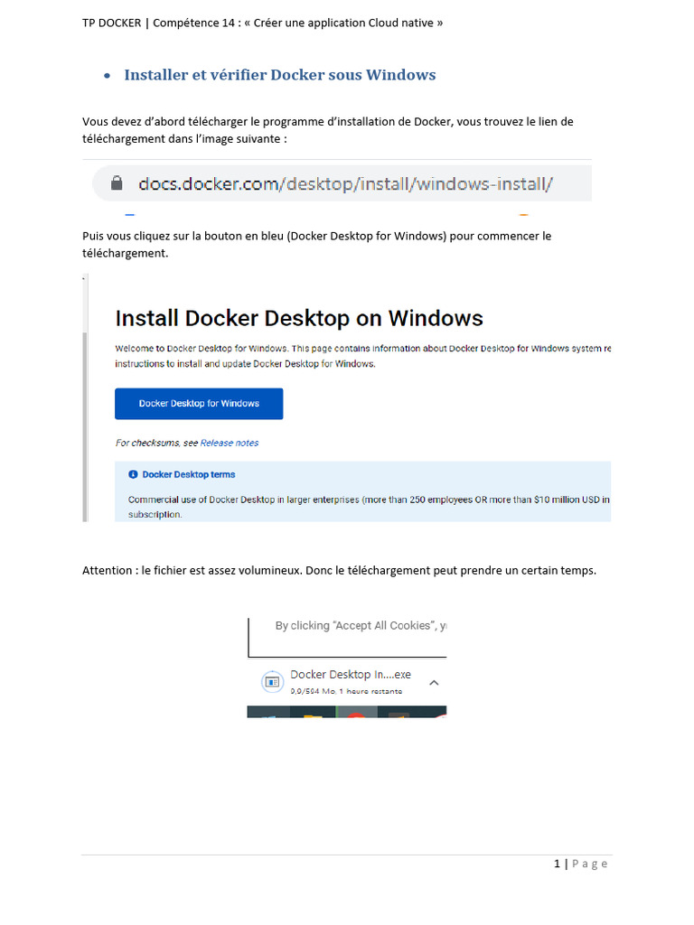 Installer Docker sur Windows facilement | PDF | Affaires | Ordinateurs