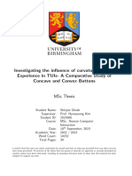 Investigating The Influence of Curvature On User Experience in TUIs - A Comparative Study of Concave and Convex Buttons