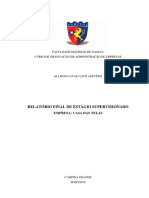 Administração (Uninassau) - Relatório de Estágio Curricular - Allison Cavalcanti Azevêdo