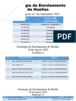 Estrategia de Enrolamiento de Huellas